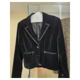 (3) Ladies Tops, Skirt & Velvet Jacket
