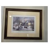 "American Homestead Winter" by Currier & Ives