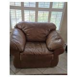 Sealy Leather Oversized Chair 50"ï¿½37"ï¿½38