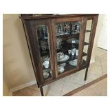 Vintage China Cabinet CONTENTS NOT INCLUDED