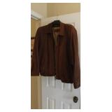Insulated Leather Jacket Mens XL Super Soft