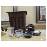 Trash Can, Soap Dishes & More