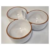 Sir la Table 3 Part Condiment Bowl