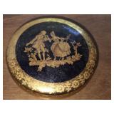 Limoges Castel France Porcelain Round Lidded B