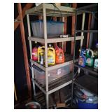 Shelving unit contents not included