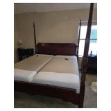 King Wooden 4Poster Bed Frame