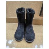 Ugg Black Boots w/Box Sz 9