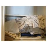 Lot of Linen, Pillow Cases & One Blanket