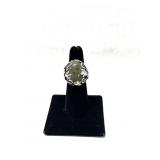 925 Sterling Silver Connemara Marble Shamrock