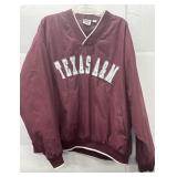 Texas A&M Track Red Oak V Neck Jacket XXL