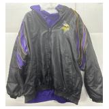 Vintage Jacket Minnesota Vikings Reversible
