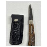 Folding Knife with Sheath