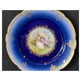 Antique LIMOGES FRANCE PORTRAIT PLATE