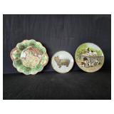 (3) Dog Plates & More Decor Plates