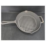 12" Cast Iron Grill Pan