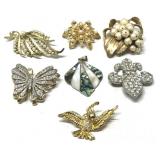 Assorted Pendants/ Pins, Brooches