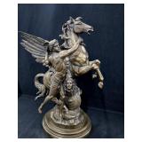 Bronze Perseus with Pegasus and the Head of