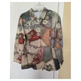 NWOT "Patchwork" Shirt Medium