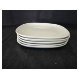 (5)  10" IKEA Square Dinner Plates