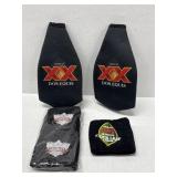 2 Dos Equis beer bottle cooler & Assorted