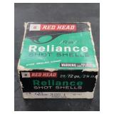 (25rd) Vintage Box of Red Head Reliance Shot