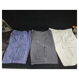 (3) Pr Menï¿½s Cargo Shorts Sz 38