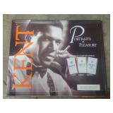 Original Kent Portraits of Pleasure Metal Sign