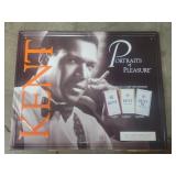 Original Kent Portraits of Pleasure Metal Sign