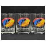 (3) Vintage Boots & Coots Drinking Glasses