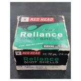 (25rd) Vintage Box of Red Head Reliance Shot