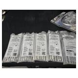 (4) NEW Bags of 8" White Aluminum Spike