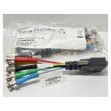 2) Extron SYM BNCF/0.5 Mini High Resolution Cable