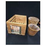 Tidy Tote ,(2) Small Waste Baskets & Small Rug