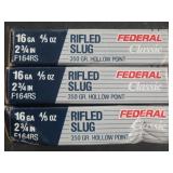 (15rds) in 3 Boxes of Federal Classic Rifled