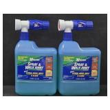 (2) 2QT 30 Seconds Spray & Walk Away