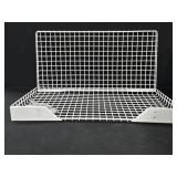 (2) Wire Shelves + 2 Swivel Lights