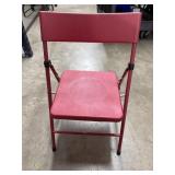 Kids Red Foldable Chair