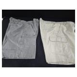 (2).Pr Menï¿½s Cargo Shorts Sz 38