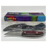 8.5" BIRD EYE KNIFE STAINLESS STEEL BLADE COLOR