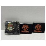 Jagermeister Wrist Sweat Bands  Black/Orange Stag