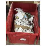 Heavy-Duty Flip Tote Storage Container with
