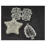 Crystal Star Jewelry Holder, (2) Candle Holders &