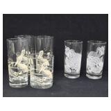 Pelican & Seashell Drinking Glasses