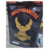 Authentic Original Harley Cigarettes Metal Sign