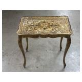 22"x14"x23" Florentine Gold Hollywood Regency