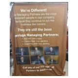 87.5"x59"Advertisement Pop-Up Display Stand, Case