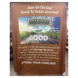 88" x59" Advertisement Pop-Up Display Stand, Case