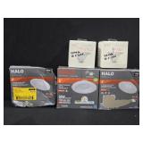 (2) New Halo 6" 5 Color Selectable Recessed