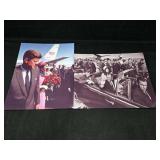 (2) 8x10 Pics of Kennedy