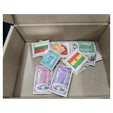 Vintage Stamps from Burma, Bulgaria, Brazil &